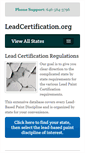 Mobile Screenshot of leadcertification.org